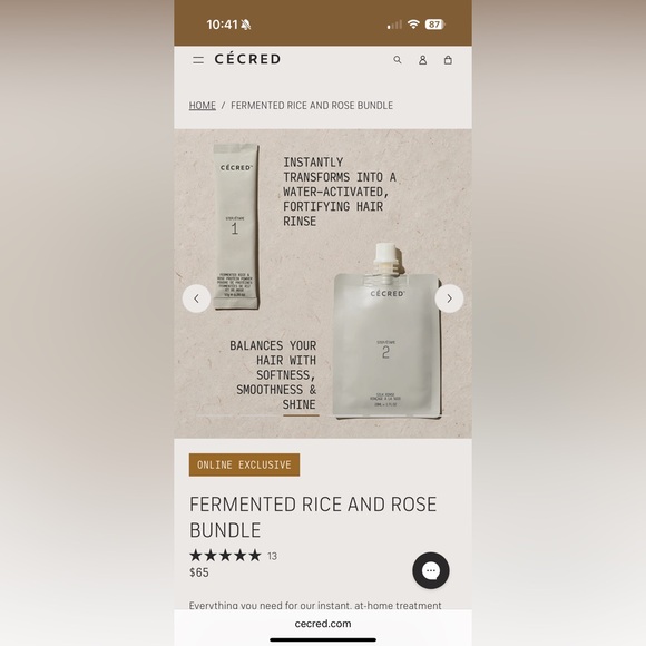 Cecred Fermented Rice and Rose Bundle - Picture 3 of 4